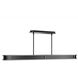 Longboard LED 48.13 inch Black Brushed Nickel Linear Pendant Ceiling Light, dweLED