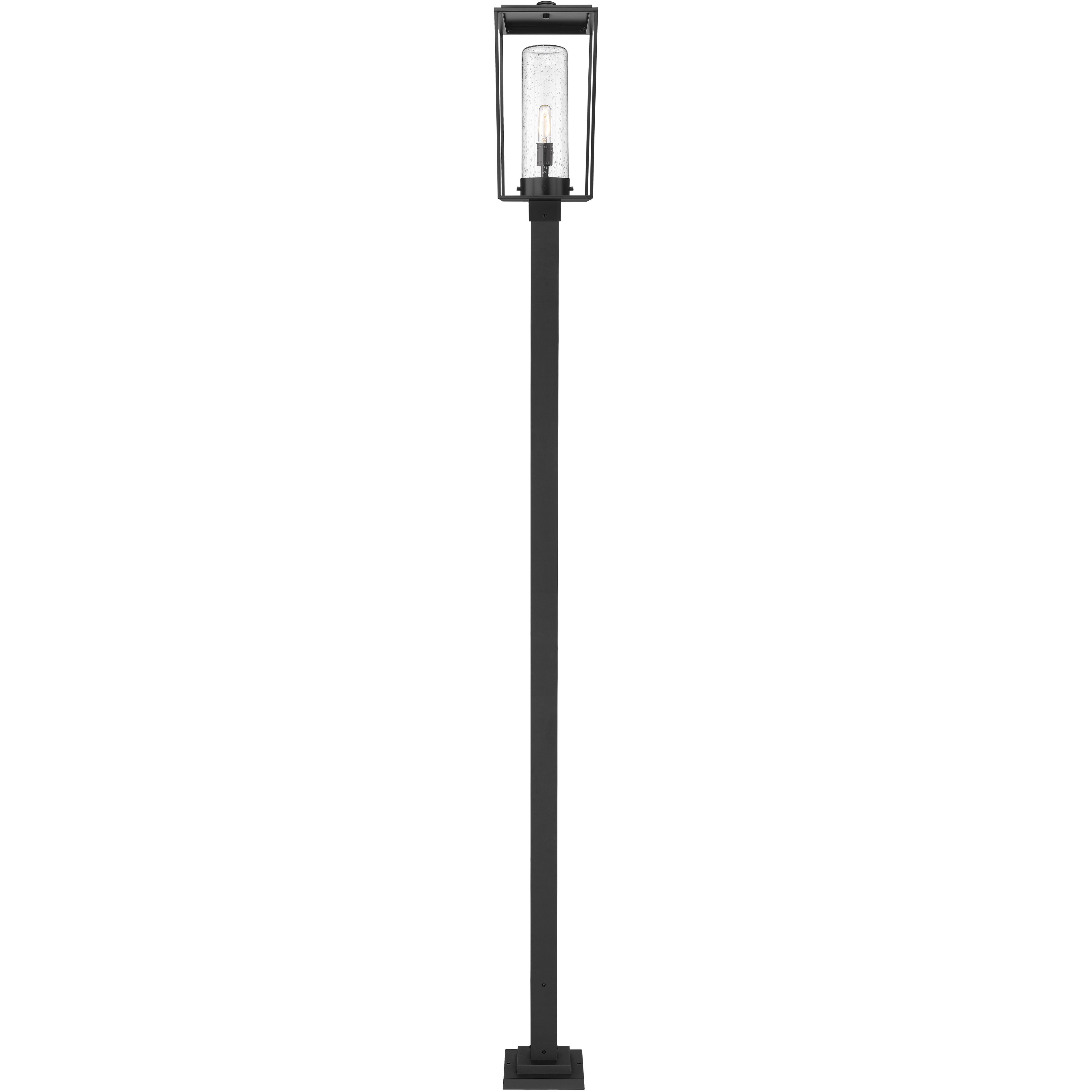 Sheridan 1 Light 116.25 inch Black Outdoor Post Mounted Fixture