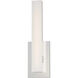 Vogue LED 14 inch Satin Nickel Bath Vanity Wall Light