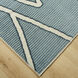 Eclectic Luxe 90 X 63 inch Blue Rug in 5 x 7