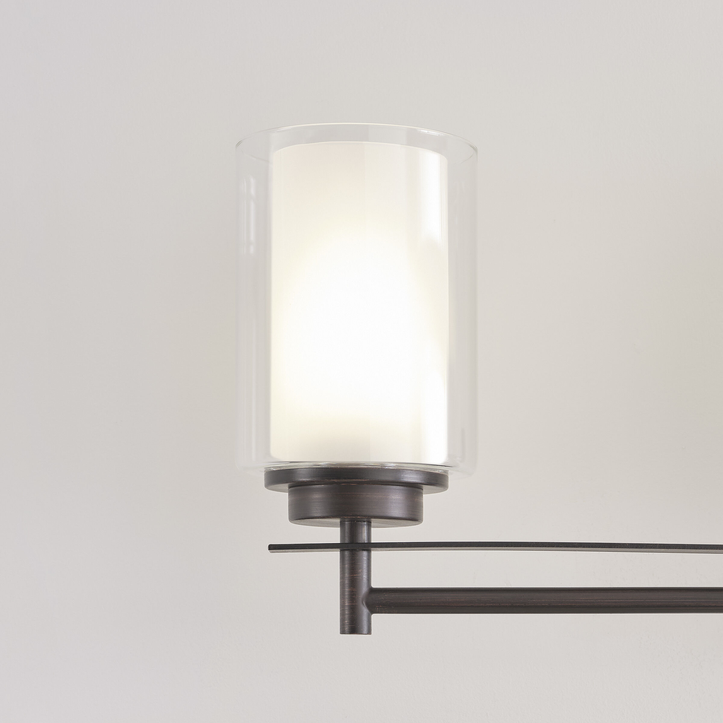 Elmwood Park 4 Light 31.25 inch Bronze Wall Bath Fixture Wall Light