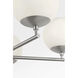 Nube 5 Light 26 inch Brushed Nickel Chandelier Ceiling Light in Incandescent