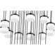 Renaud LED 40.75 inch Matte Black Chandelier Ceiling Light