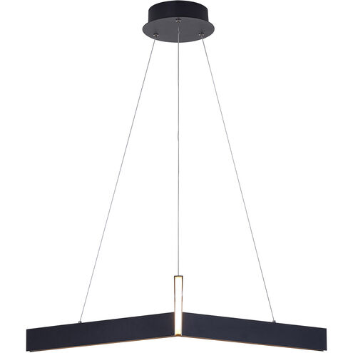 Canada LED 27 inch Black Pendant Ceiling Light