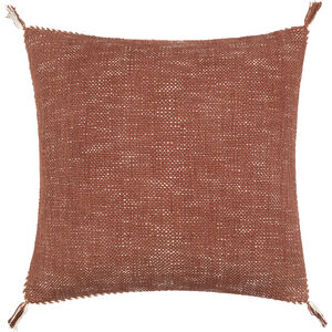 Braided Bisa 18 inch Brown Pillow Kit in 18 x 18, Square