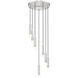 Stari 7 Light 18 inch Brushed Nickel Chandelier Ceiling Light
