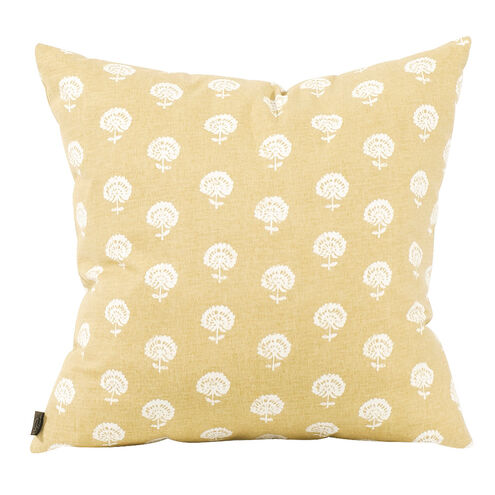 Square 20 inch Dandelion Citron Pillow