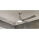 Transonic 56 inch Brushed Nickel with Silver Blades Ceiling Fan