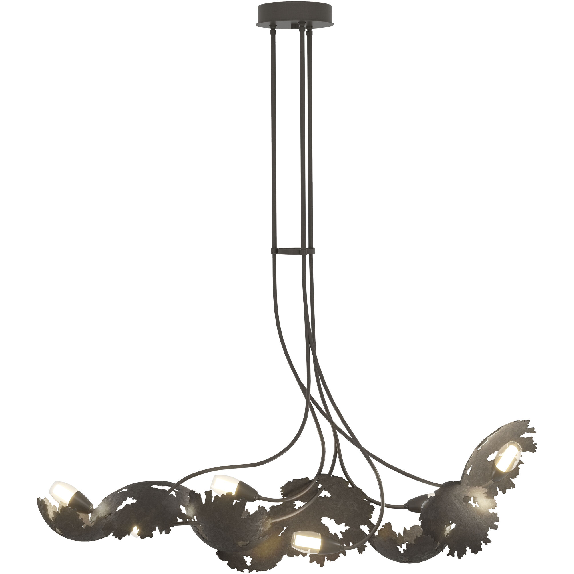 Pangea LED 48.2 inch Dark Smoke Linear Pendant Ceiling Light