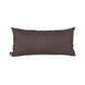Kidney 22 inch Sterling Charcoal Pillow, with Down Insert