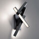 Chaos LED 4 inch Black Wall Sconce Wall Light