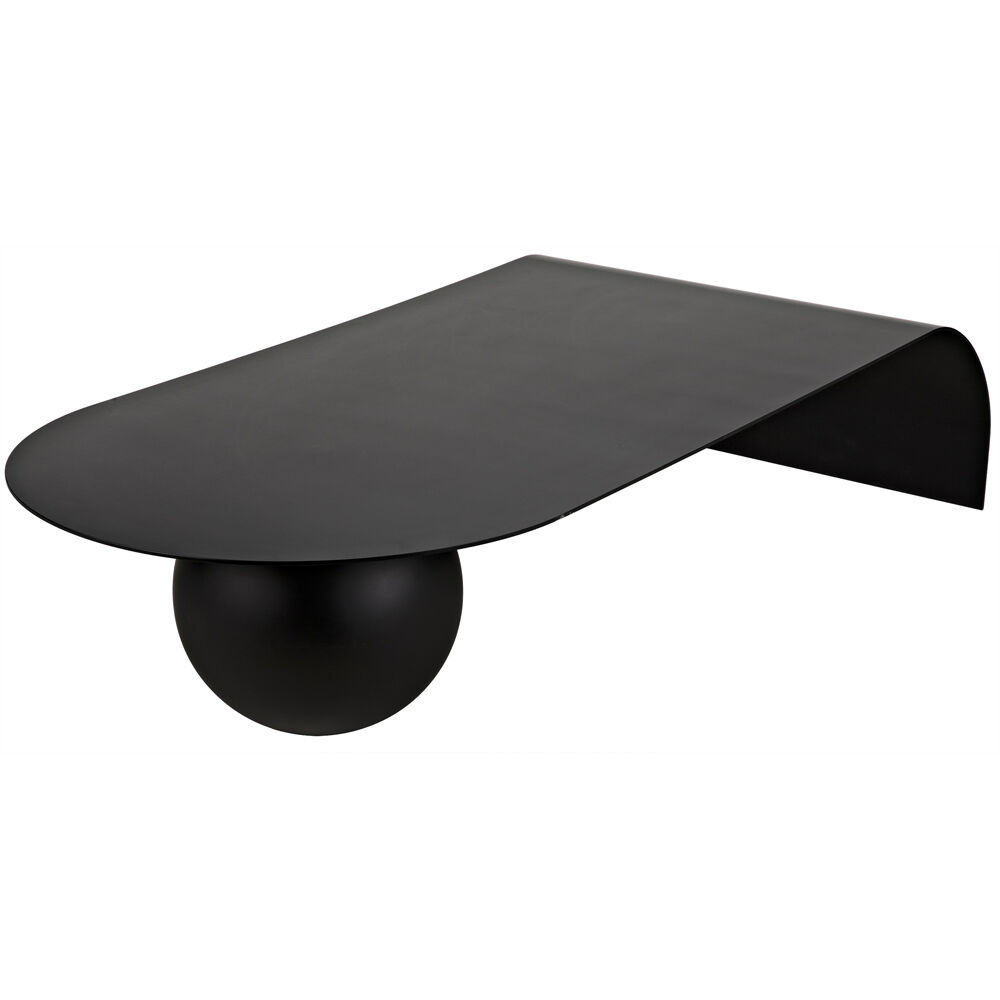 Rosario 72 X 32 inch Matte Black Coffee Table