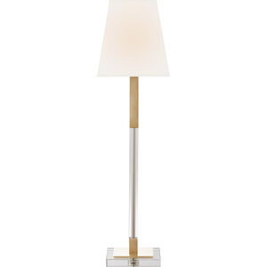 Chapman & Myers Reagan 29.75 inch 60.00 watt Antique-Burnished Brass and Crystal Buffet Lamp Portable Light