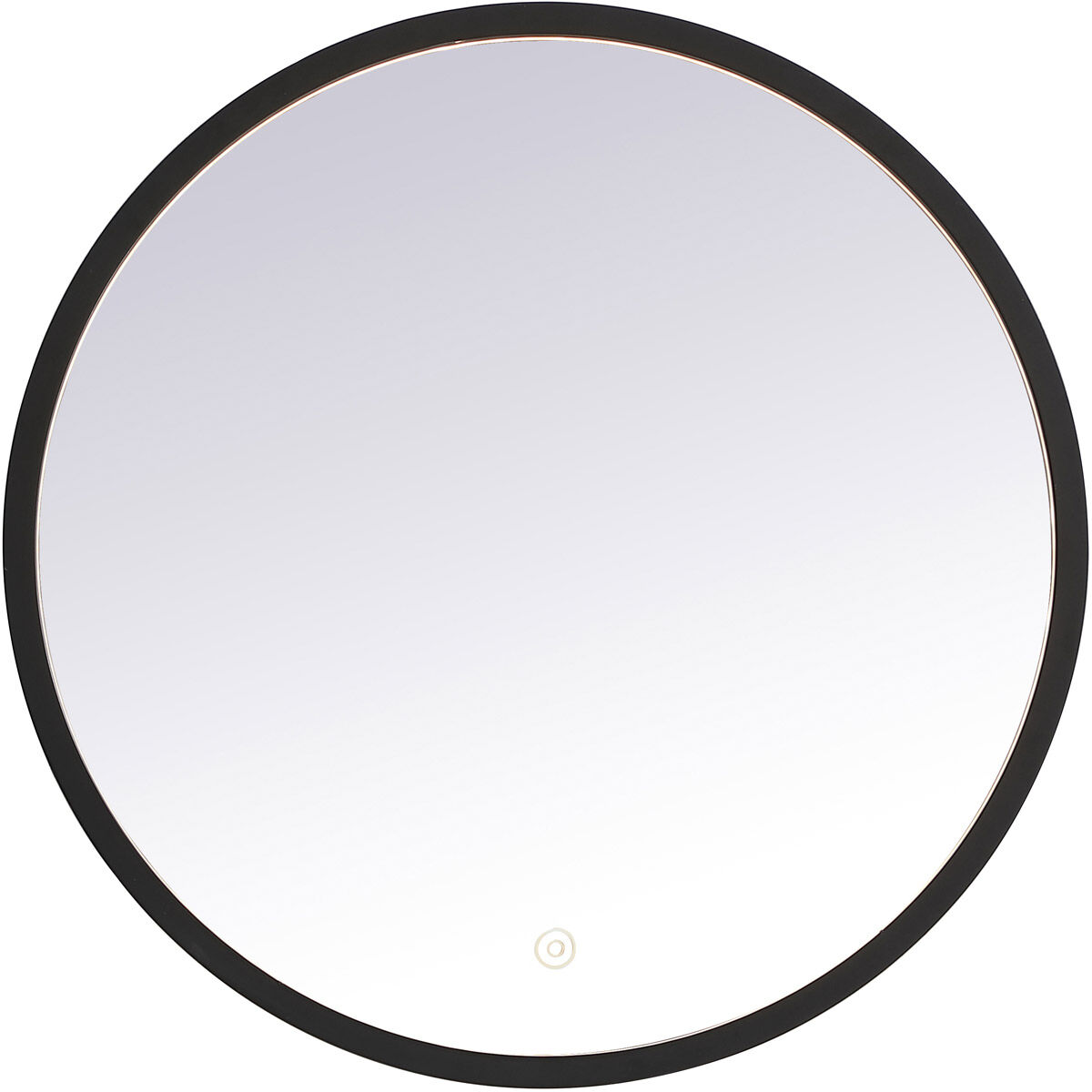 Pier 21 X 21 inch Black LED Mirror