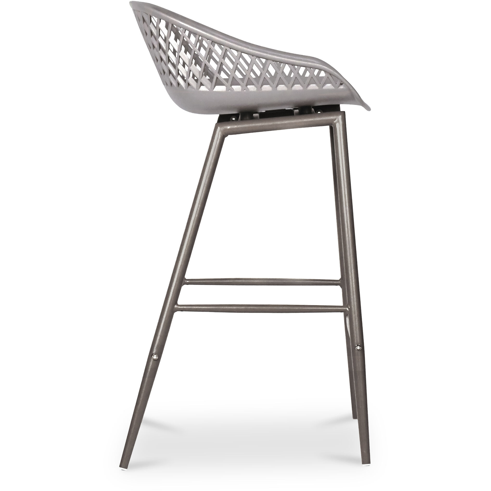 Piazza 34 inch Grey Outdoor Counter Stool