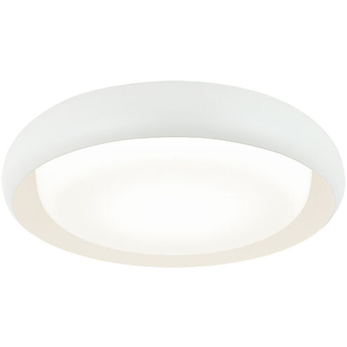 Milia LED 15.25 inch Matte White Flush Mount Ceiling Light