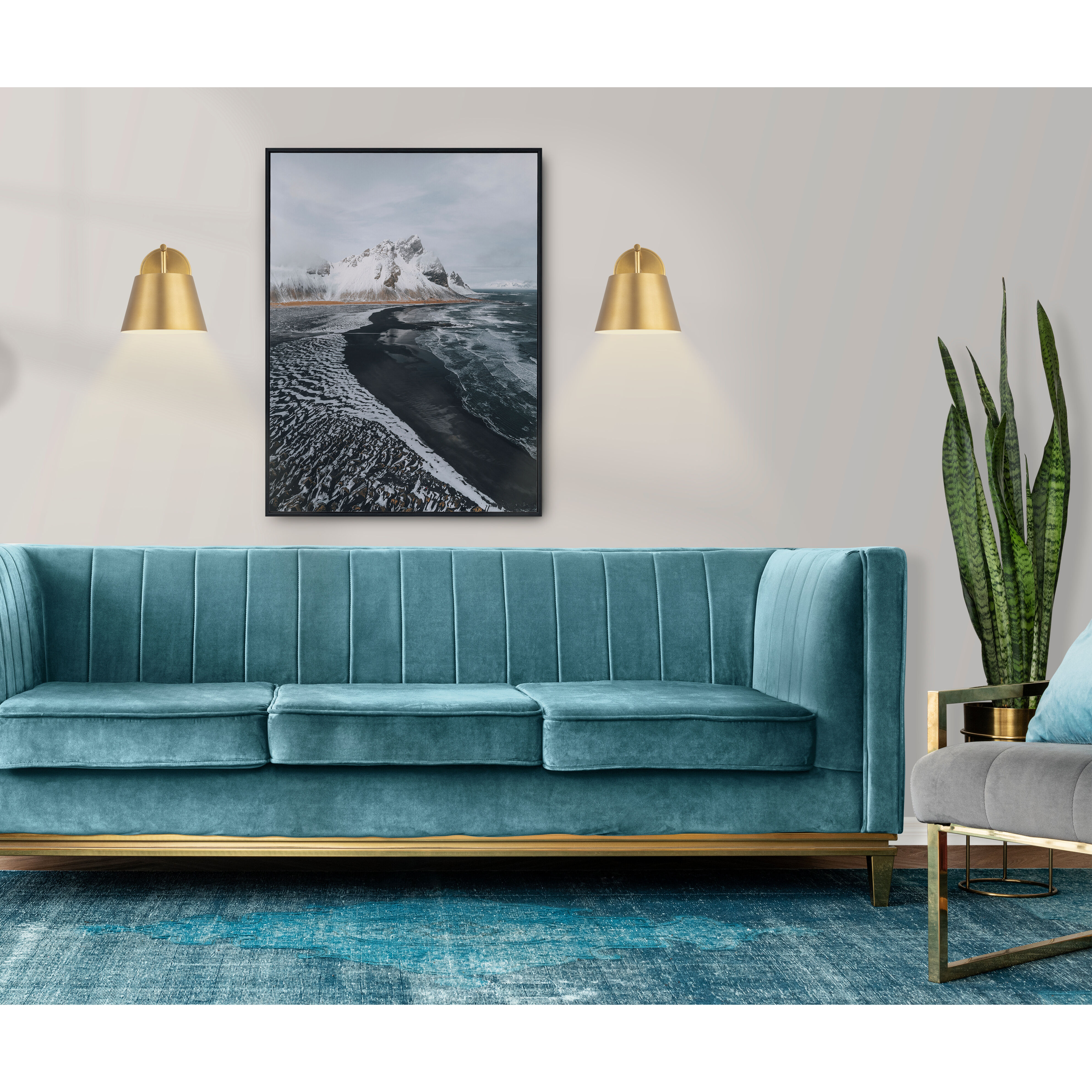 Lilly 1 Light 8 inch Modern Gold Wall Sconce Wall Light