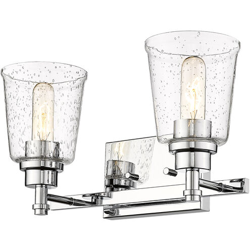 Bohin 2 Light 16 inch Chrome Vanity Wall Light