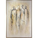Troupe Gold Foil and Black and White and Cream and Natural Wall Art