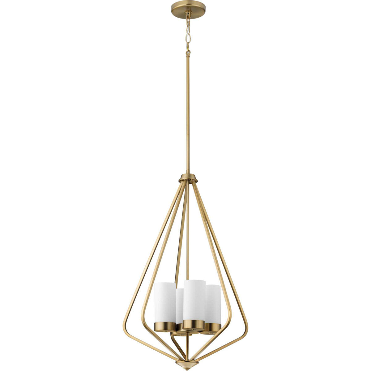 Elevate 4 Light 20 inch Brushed Bronze Foyer Pendant Ceiling Light, Design Series