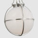 Chapman & Myers Gracie LED 19.25 inch Antique Nickel Captured Globe Pendant Ceiling Light, Large