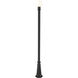 Laurent 1 Light 105.5 inch Black Outdoor Post Mounted Fixture