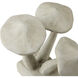 Concrete Mushrooms 8 X 8 inch Garden Sculpture