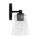 Baker 1 Light 6 inch Matte Black Sconce Wall Light
