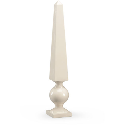 Chelsea House White Glaze Obelisk