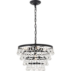 Kora 5 Light 17 inch Black Pendant Ceiling Light