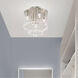 Elizabeth 5 Light 14 inch Brushed Nickel Flush Mount Ceiling Light