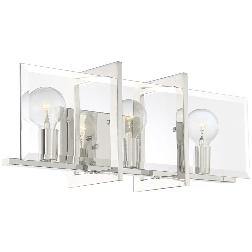 Ethan 3 Light 24 inch Polished Nickel Bath Light Wall Light