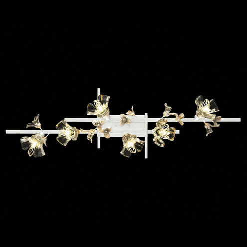 Azu 6 Light 47 inch White Bath Vanity Light Wall Light