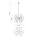 Soleil 18 Light 32 inch Chrome Chandelier Ceiling Light in Chrome and Clear