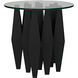 Soldier 24 X 24 inch Matte Black Side Table