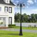 Westover 3 Light 80.13 inch Black Outdoor 3 Head Post Light