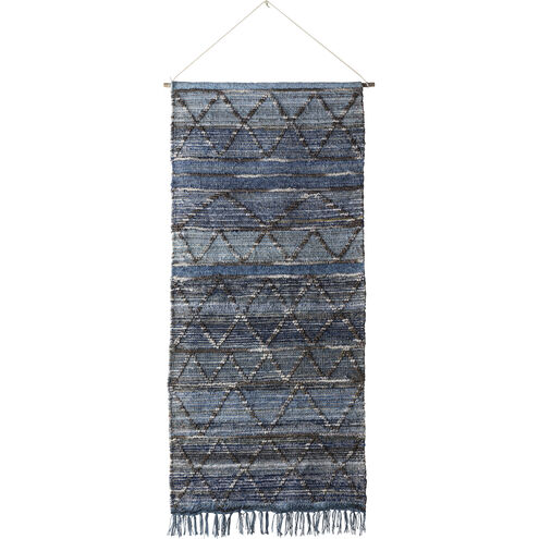 Cassidy Light Blue Wall Hanging, Rectangle