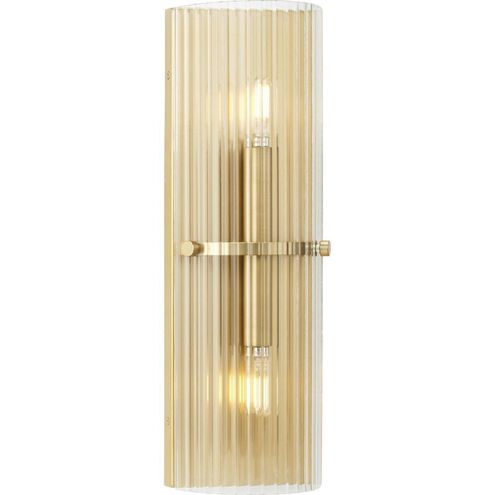 Seville 2 Light 3 inch Soft Gold ADA Wall Sconce Wall Light, Design Series