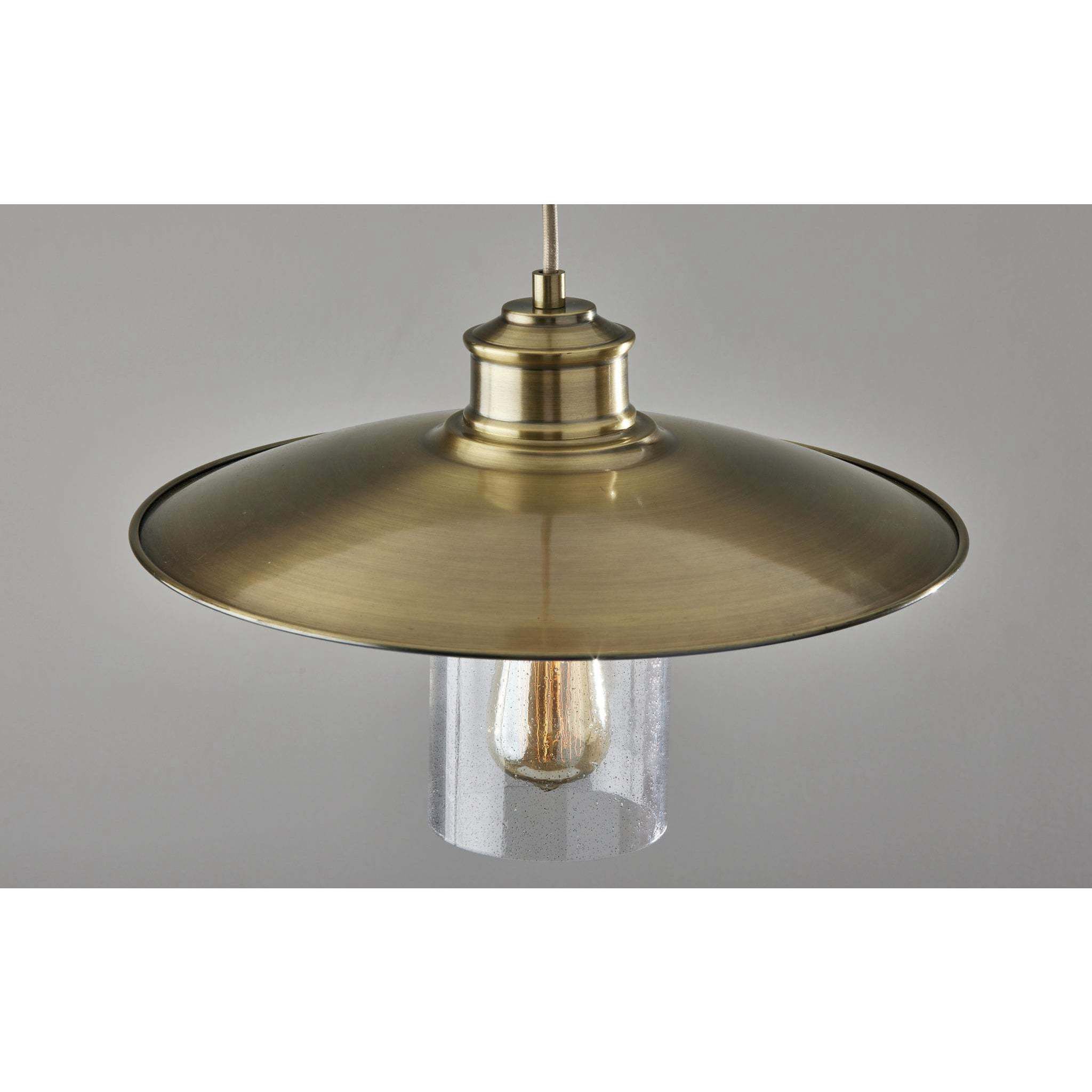 Kieran 15 inch Antique Brass Pendant Ceiling Light