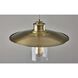 Kieran 15 inch Antique Brass Pendant Ceiling Light