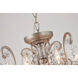 Canada 8 Light 26 inch Pewter Chandelier Ceiling Light, Pewter Frame