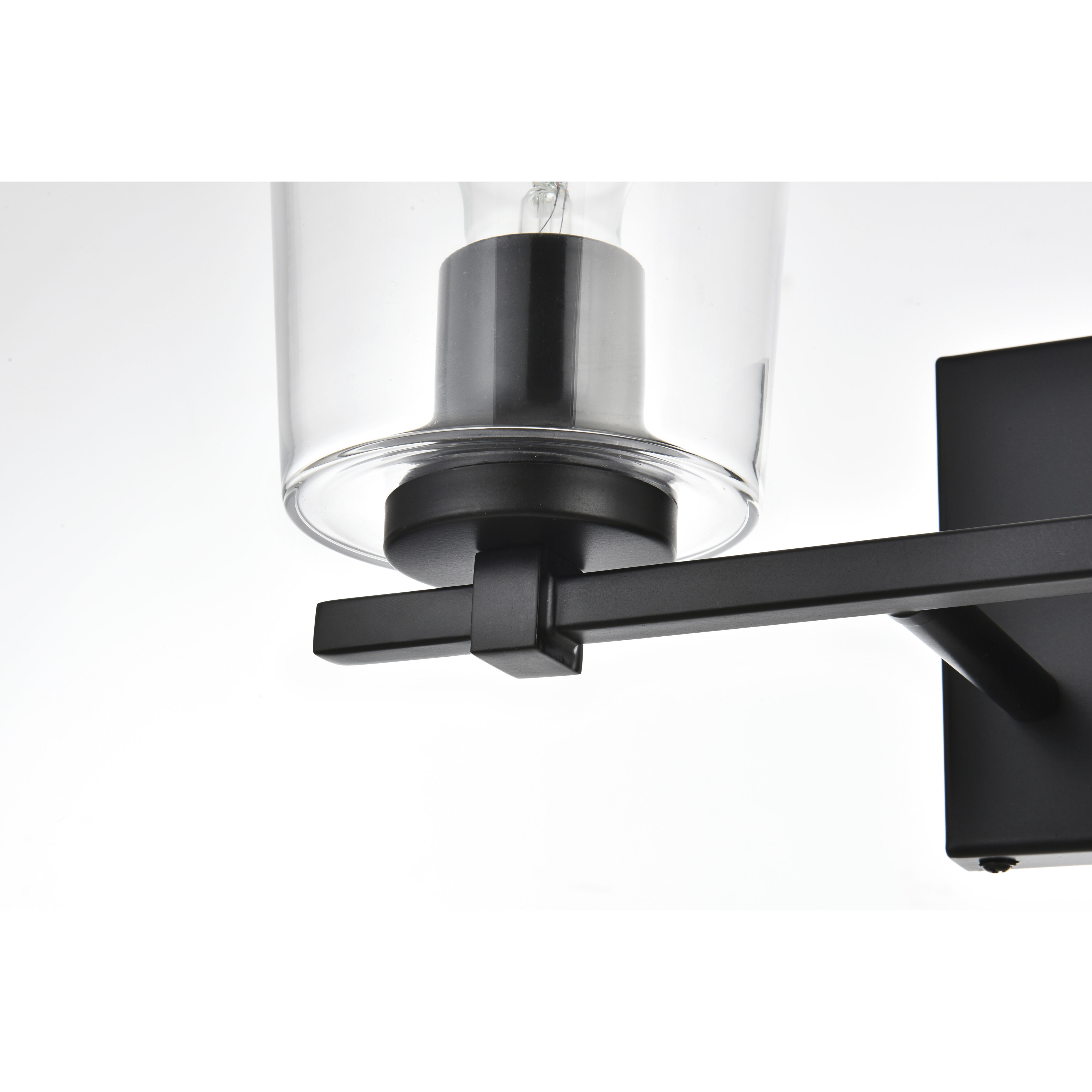 Kacey 2 Light 14 inch Black Bath Sconce Wall Light