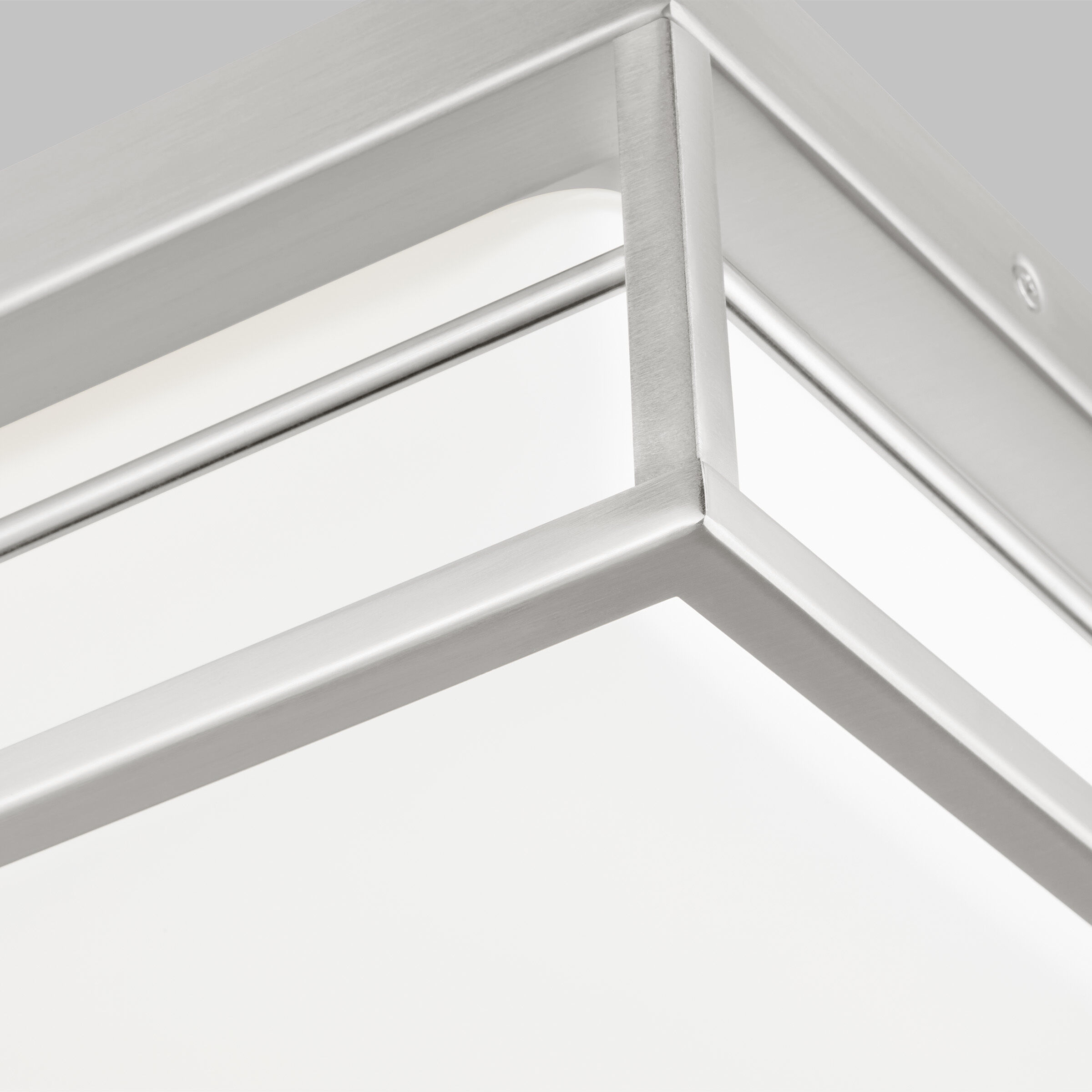 Dearborn LED 12 inch Brushed Nickel Ceiling Flush Mount Ceiling Light