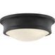Ellis 3 Light 14 inch Black Flush Mount Ceiling Light