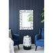 Glitter 39.4 X 27.6 inch Black Wall Mirror