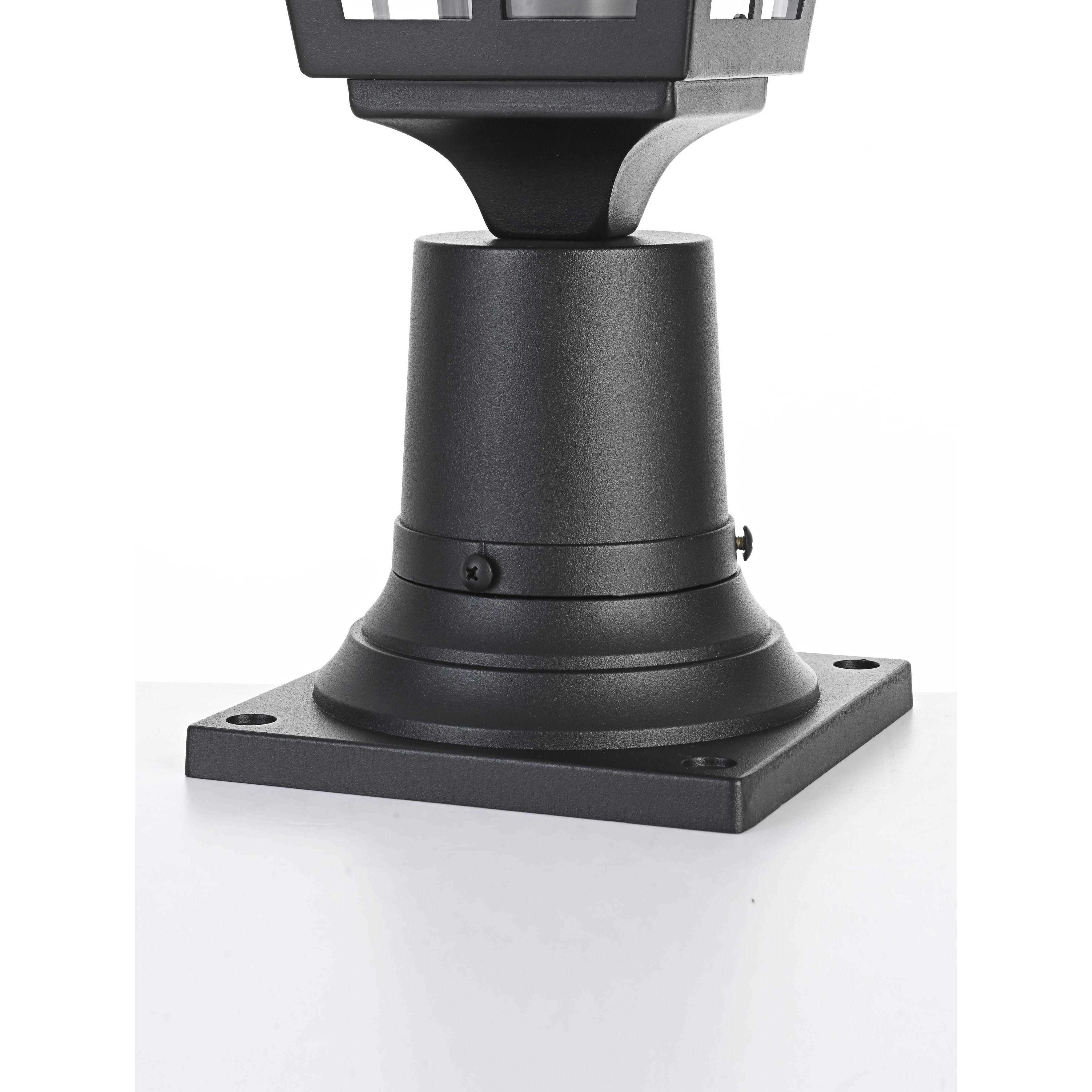 Macon 1 Light 16 inch Black Outdoor Post Light
