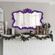 Talida 38 X 27 inch Glossy Royal Purple Wall Mirror