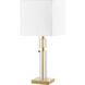 Fernanda 19 inch 100.00 watt Aged Brass Decorative Table Lamp Portable Light