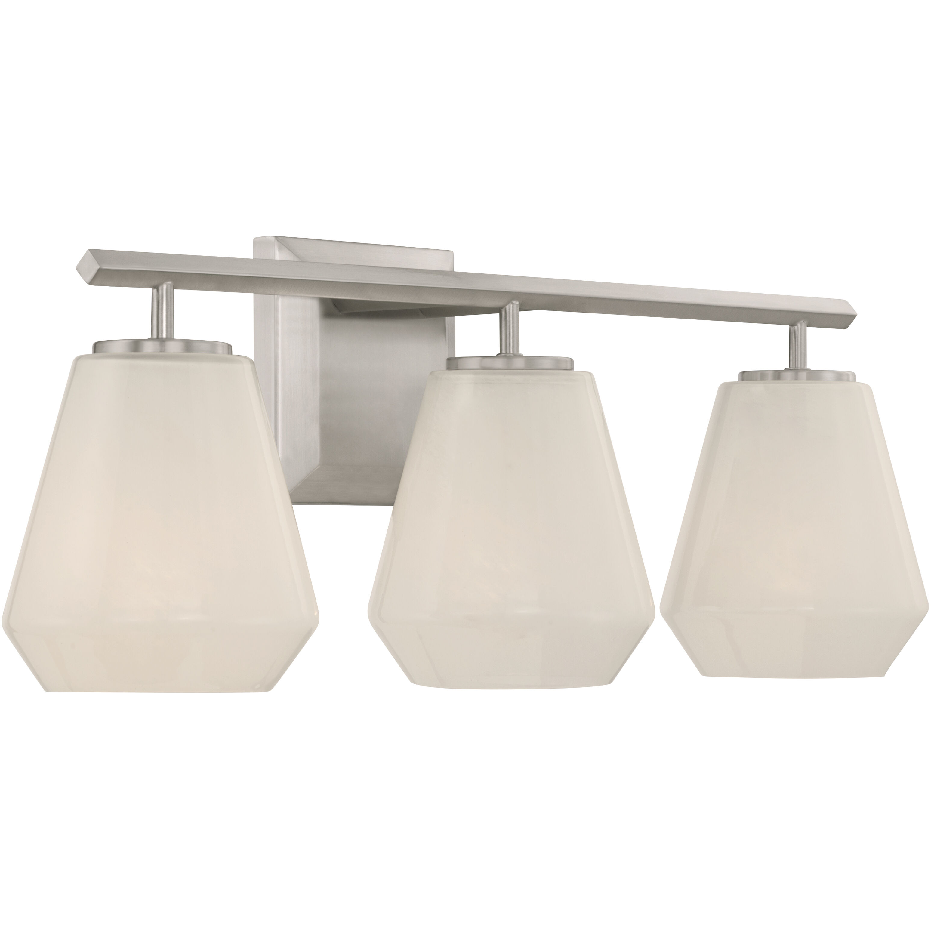 Siena 3 Light 22.75 inch Brushed Nickel Vanity Wall Light