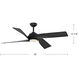Horizon 56 inch Matte Black Ceiling Fan